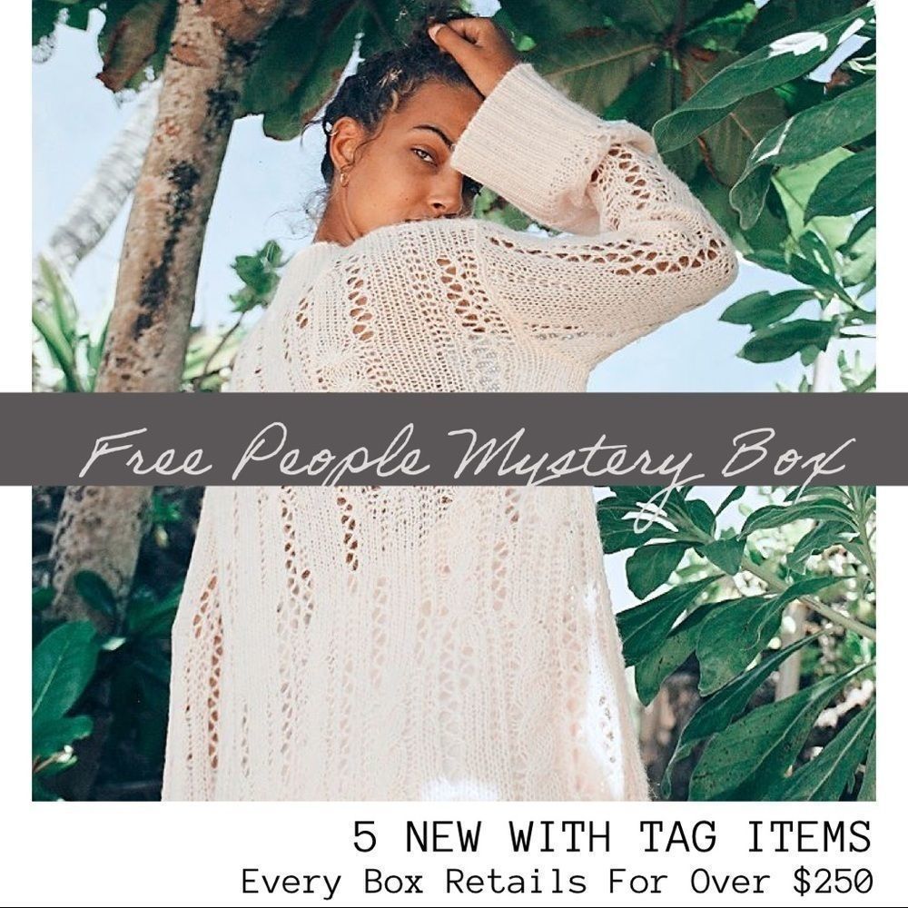 NWT Free People 5 Item Mystery Reseller Box - Boho